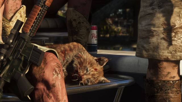 A bobcat the hunters brought back. Official GTA 6 screenshot, Rockstar Games