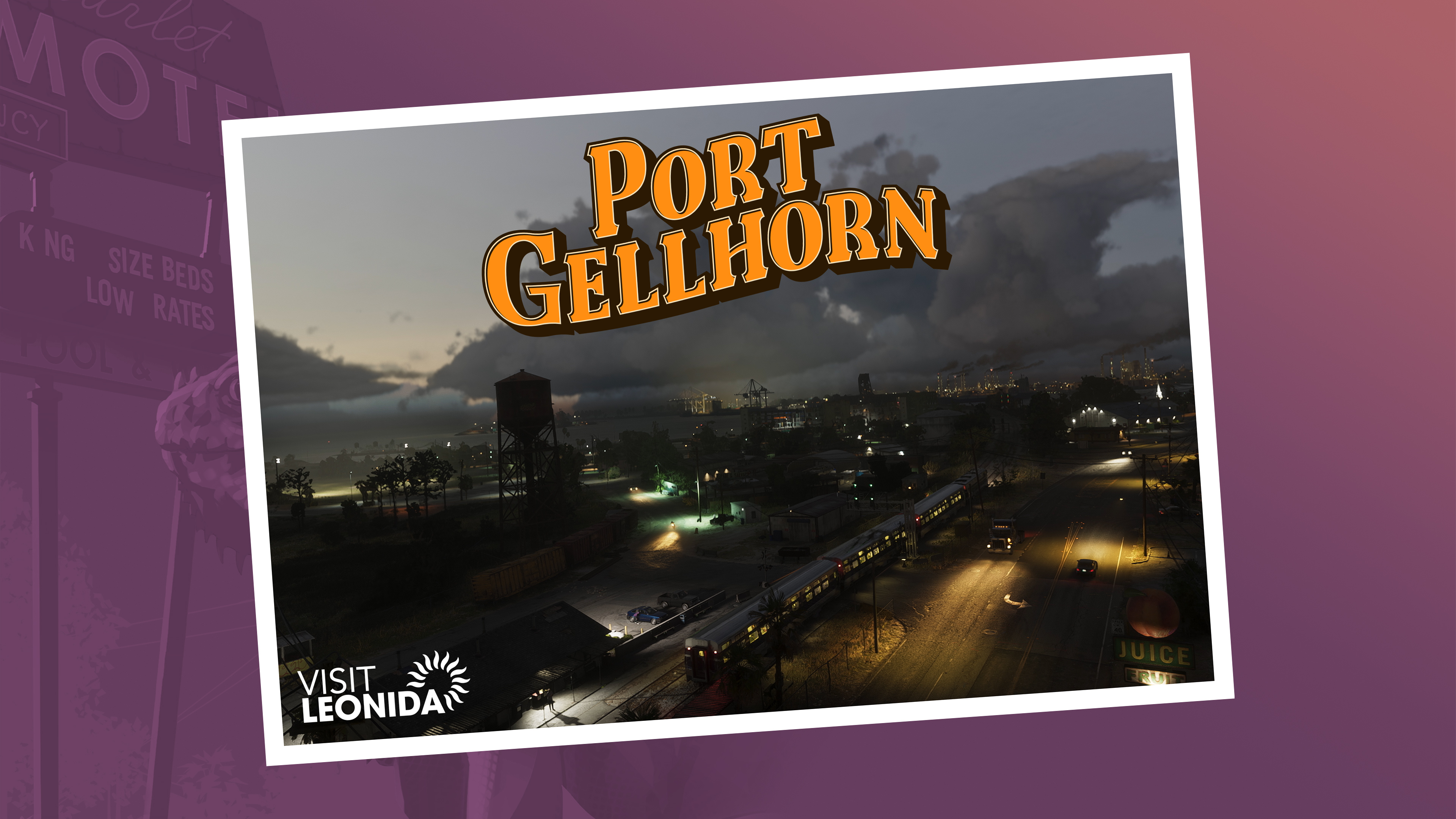 Port Gellhorn official postcard artwork