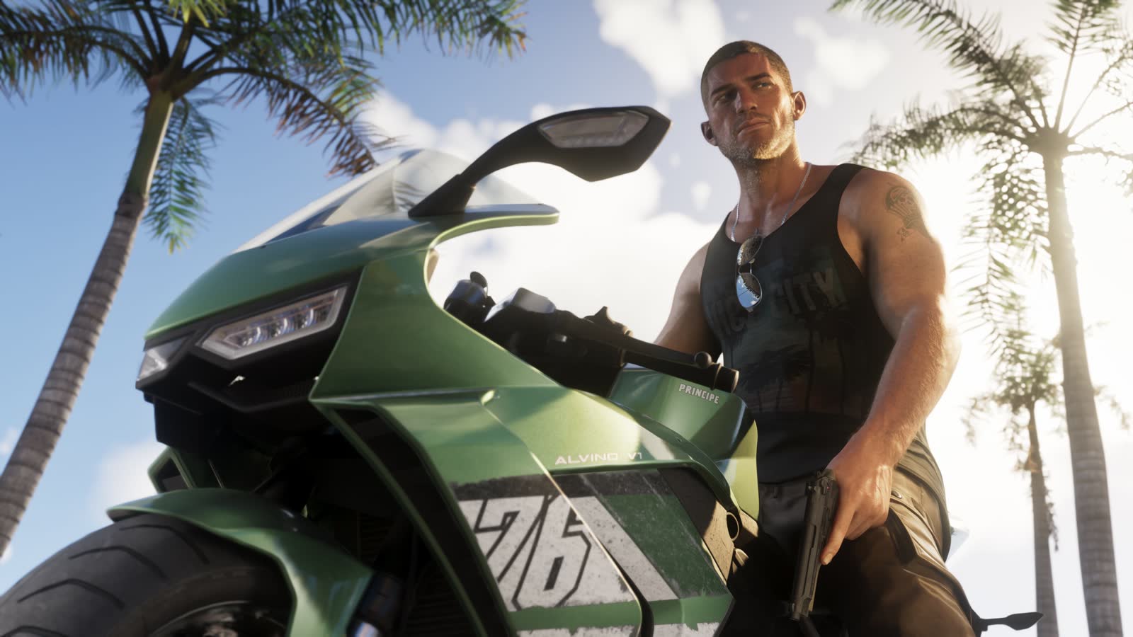 Jason Duval, official GTA 6 screenshot from Rockstar Games