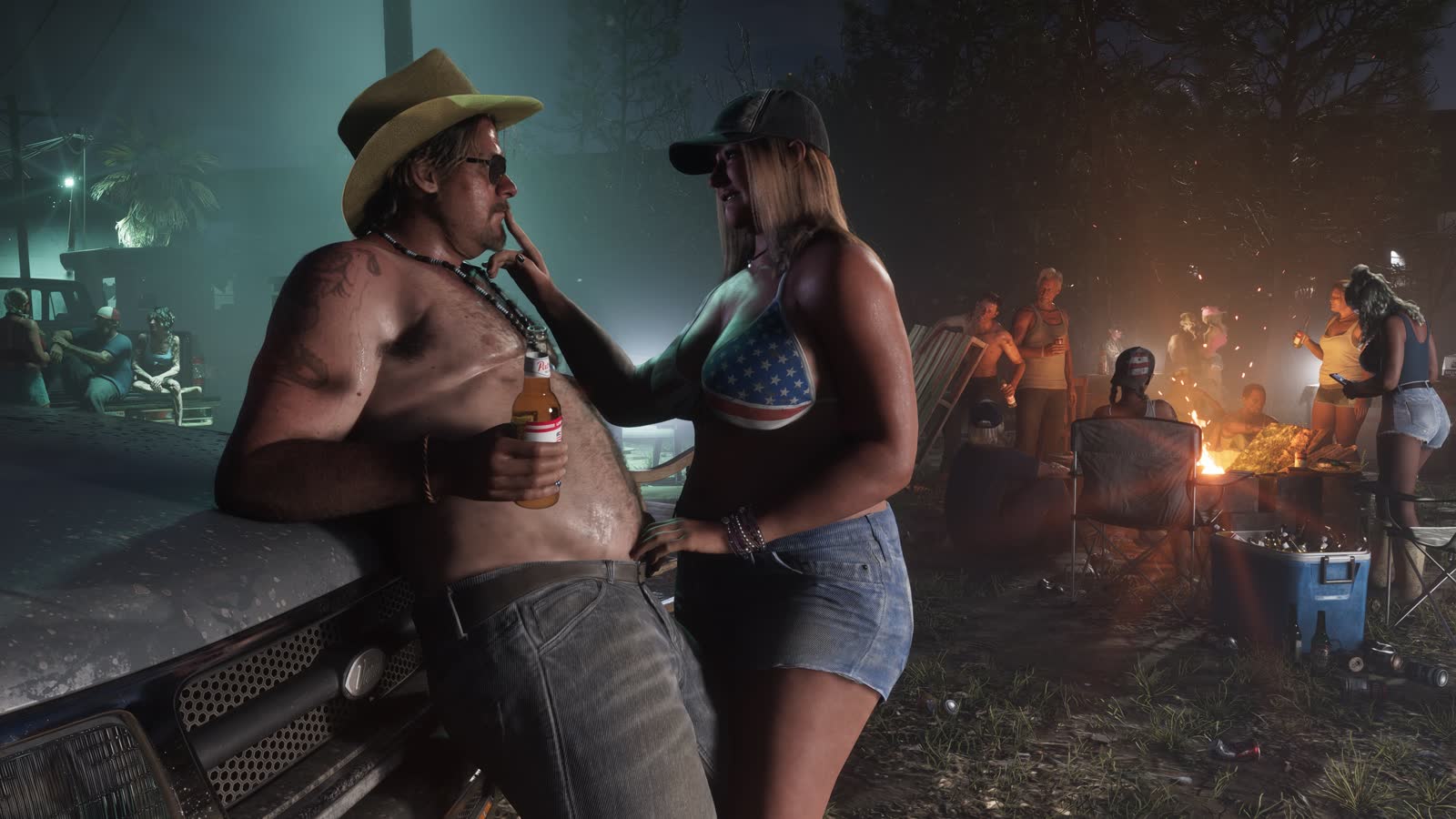 Port Gellhorn, official GTA 6 screenshot from Rockstar Games
