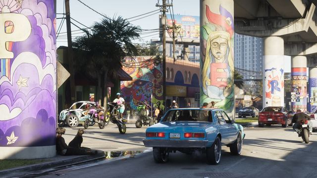 Vice City, official GTA 6 screenshot from Rockstar Games