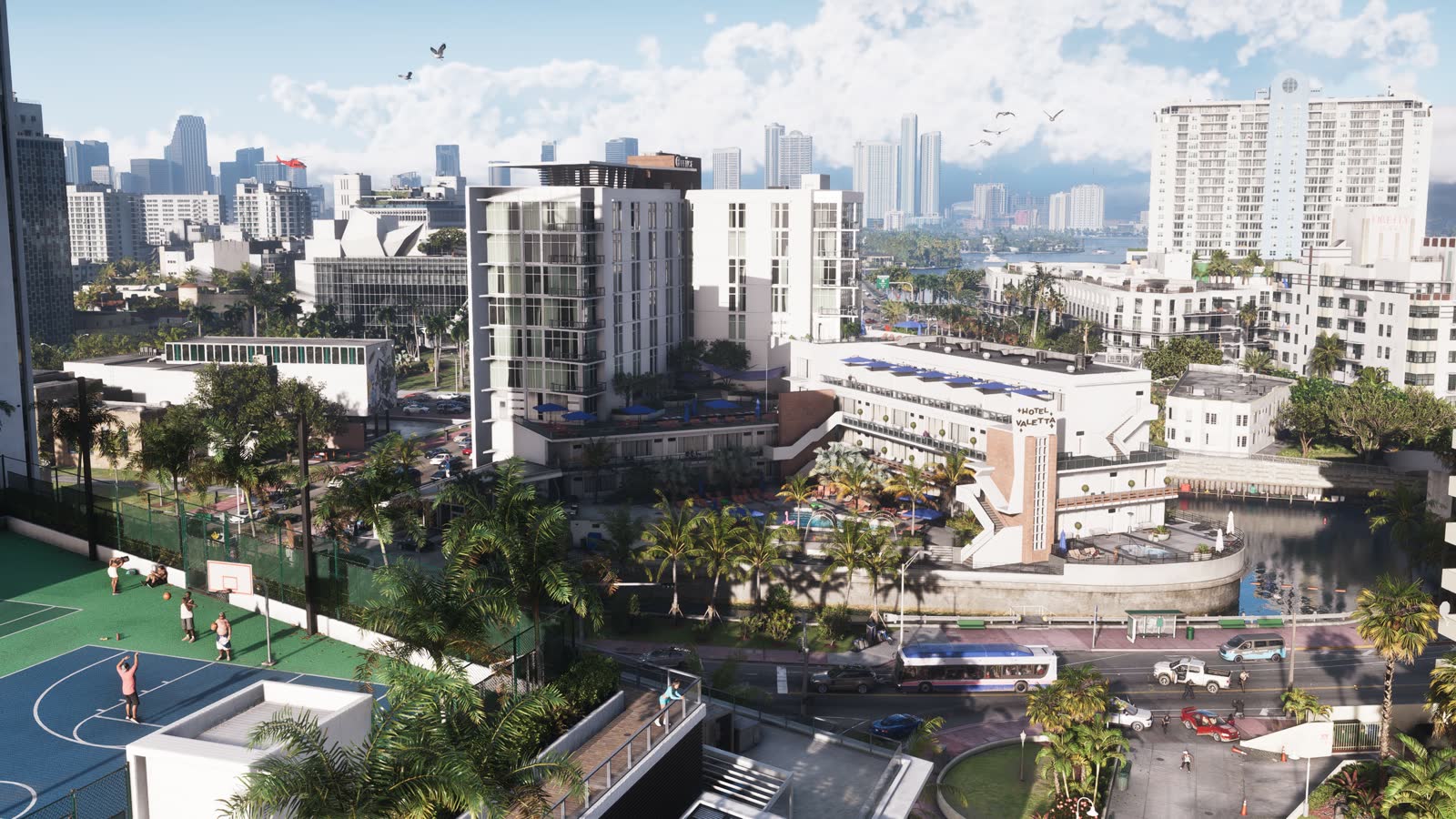Vice City, official GTA 6 screenshot from Rockstar Games