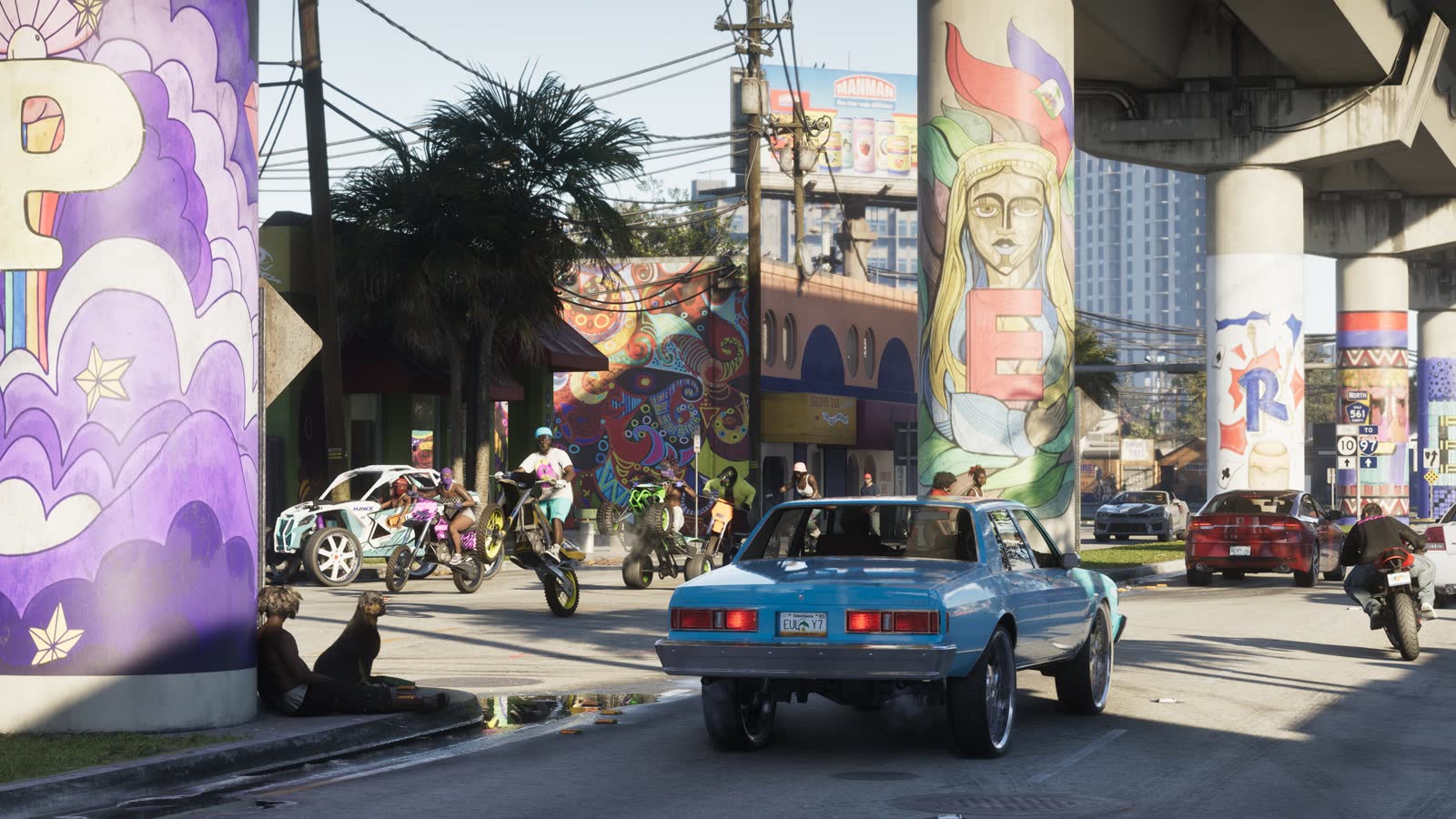 Vice City, official GTA 6 screenshot from Rockstar Games