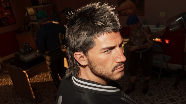 Jason with a mullet from Sara's
