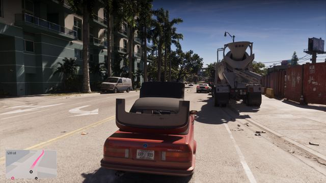 Cement mixer. Still from official footage, Rockstar Games