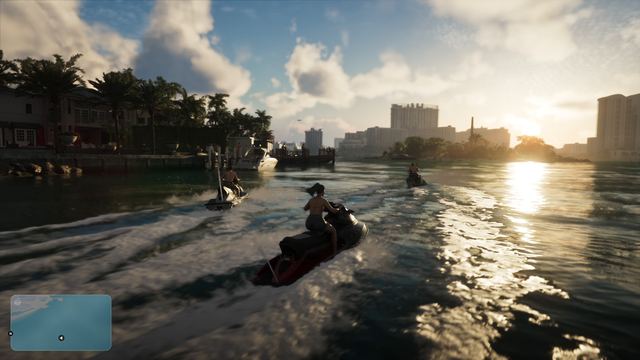 Jet ski, Lucia. Still from official footage, Rockstar Games