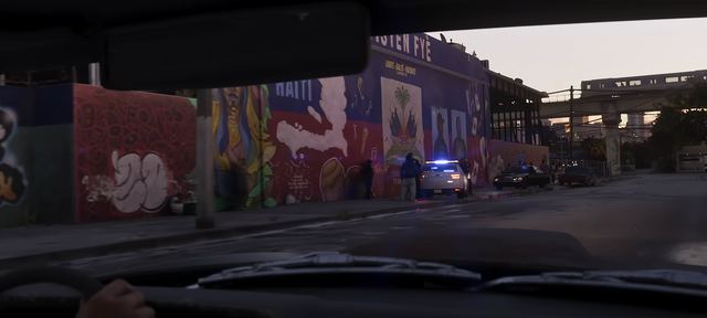 Police at a street scene. Still from official footage, Rockstar Games