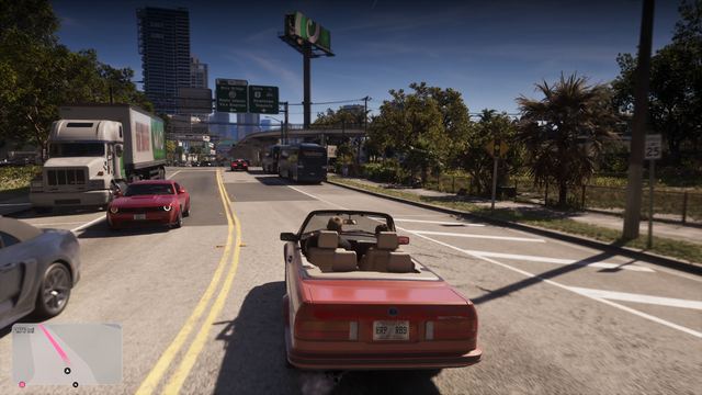 Semi truck. Still from official footage, Rockstar Games