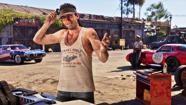 Wyman and part of the collection. Official image, Rockstar Games