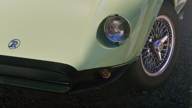 Classic green sports car. Official image, Rockstar Games